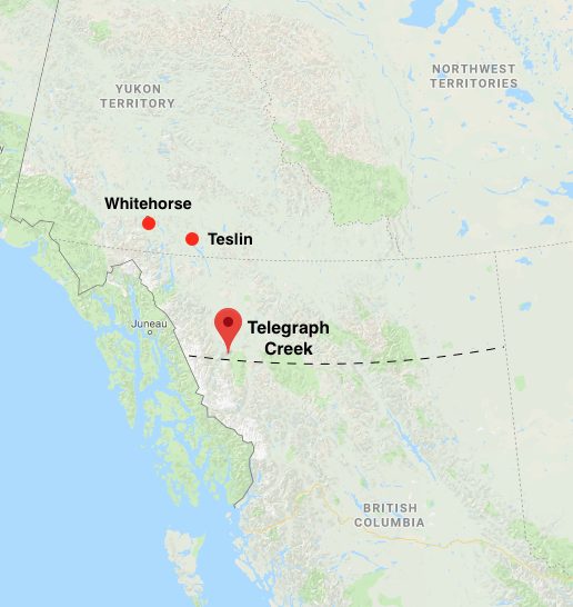 Telegraph Creek Bc Map Telegraph Creek, B.C. receives emergency grant from PWRDF   The 